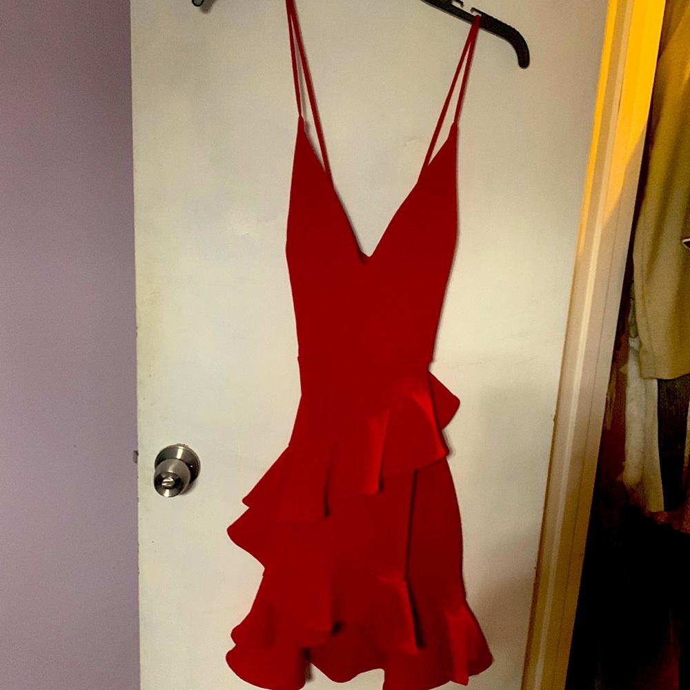 Red dress